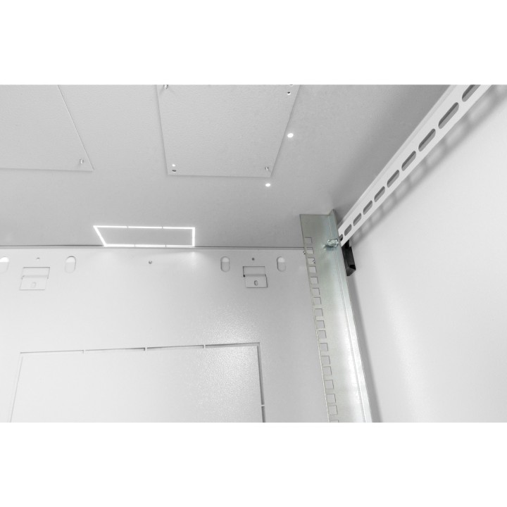 DIGITUS Armoire rack murale avec porte en verre trempé