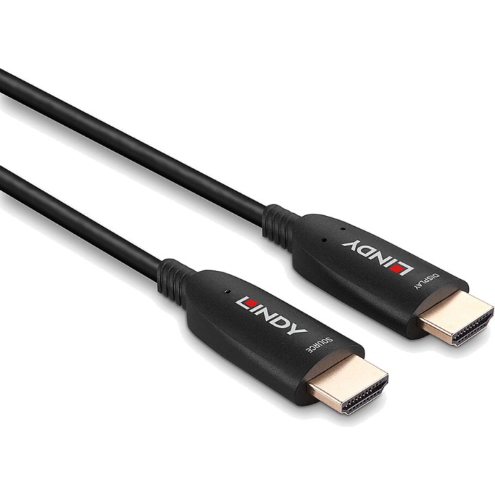 LINDY Cable HDMI híbrido de fibra óptica 2.1 8K60 30M 38513