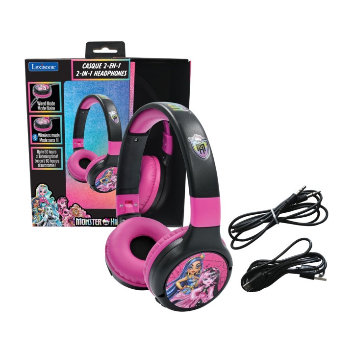 LEXIBOOK Auriculares infantiles inalámbricos Bluetooth