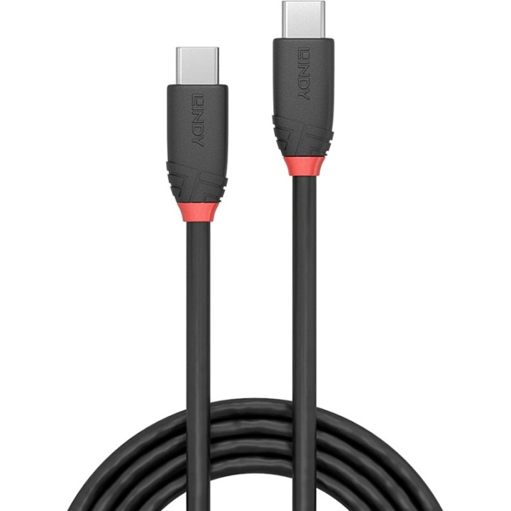 LINDY Καλώδιο USB-C 3.2 GEN 2X2 20GBIT/S-BLACK LINE