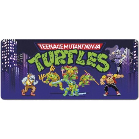 tapete de rato gaming tortugas ninja 80x35 cm