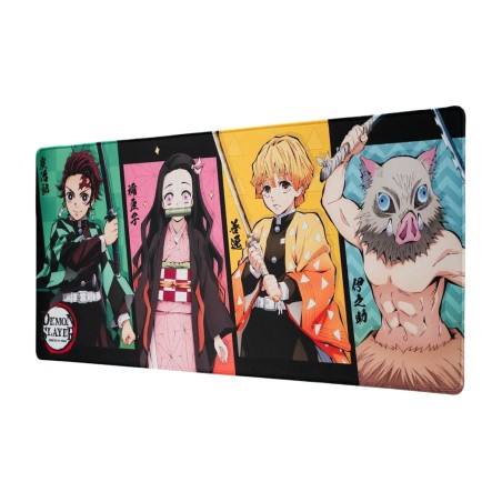 alfombrilla de ratón gaming demon slayer kimetsu no yaiba 80x35 cm