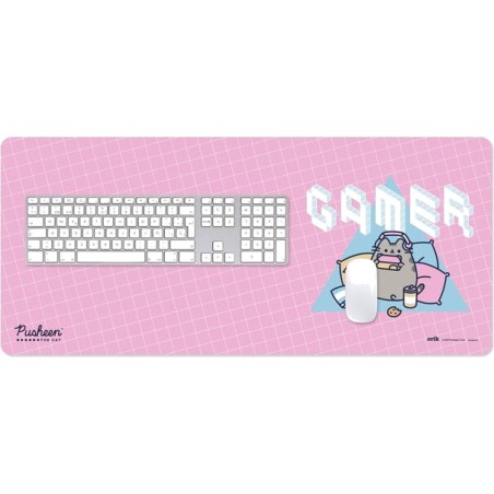 alfombrilla de ratón gaming pusheen 80x35 cm