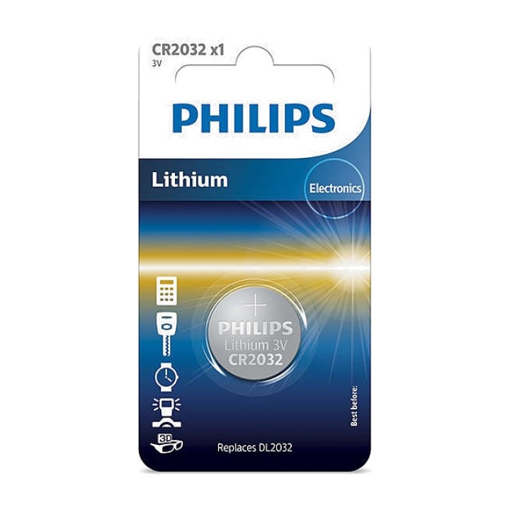 PHILIPS Baterie tip buton cu litiu CR2032 (20UD) 82989460