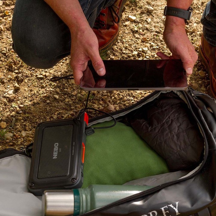 NEBO Portable power station with wireless charging RAMBLER