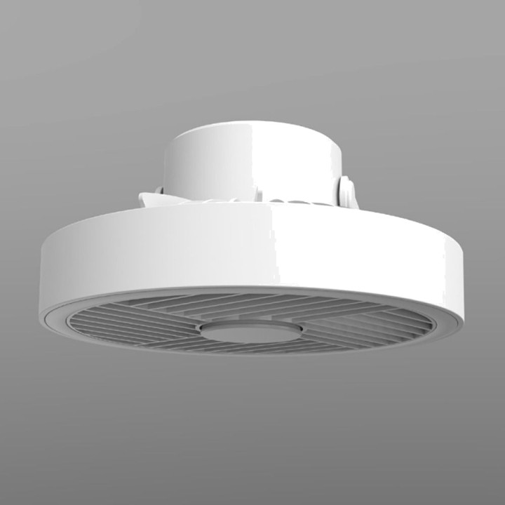 CRISTALRECORD Ventilatore da tavolo ricaricabile con luce