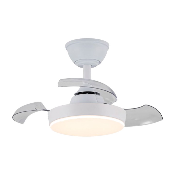 CRISTALRECORD LED-Deckenventilator mit einziehbaren Flügeln