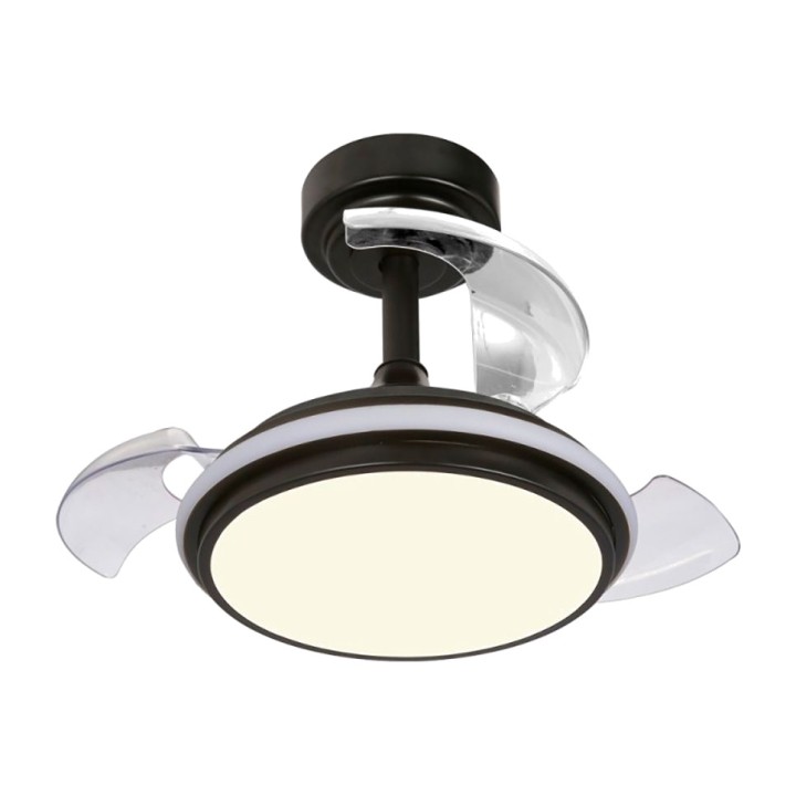 CRISTALRECORD LED-Deckenventilator mit einziehbaren Flügeln