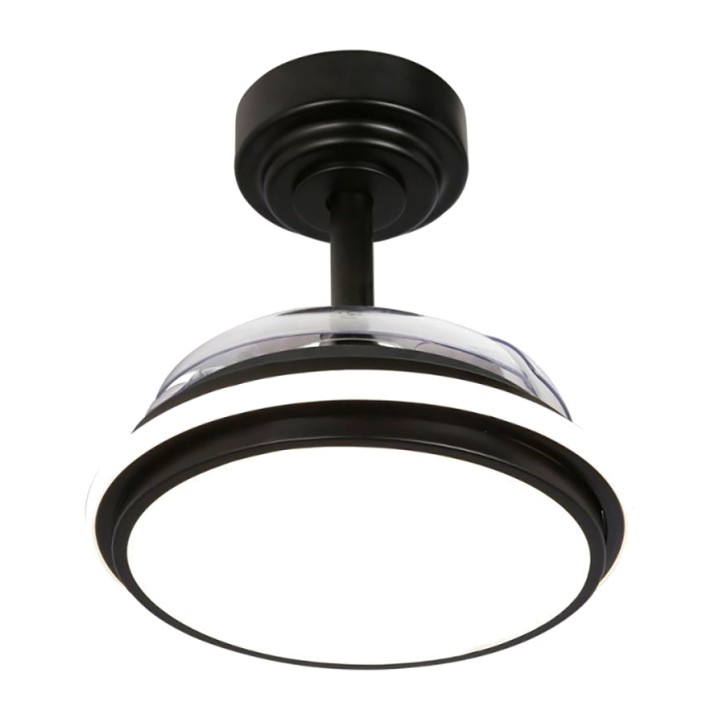 CRISTALRECORD Ventilatore da soffitto LED con pale