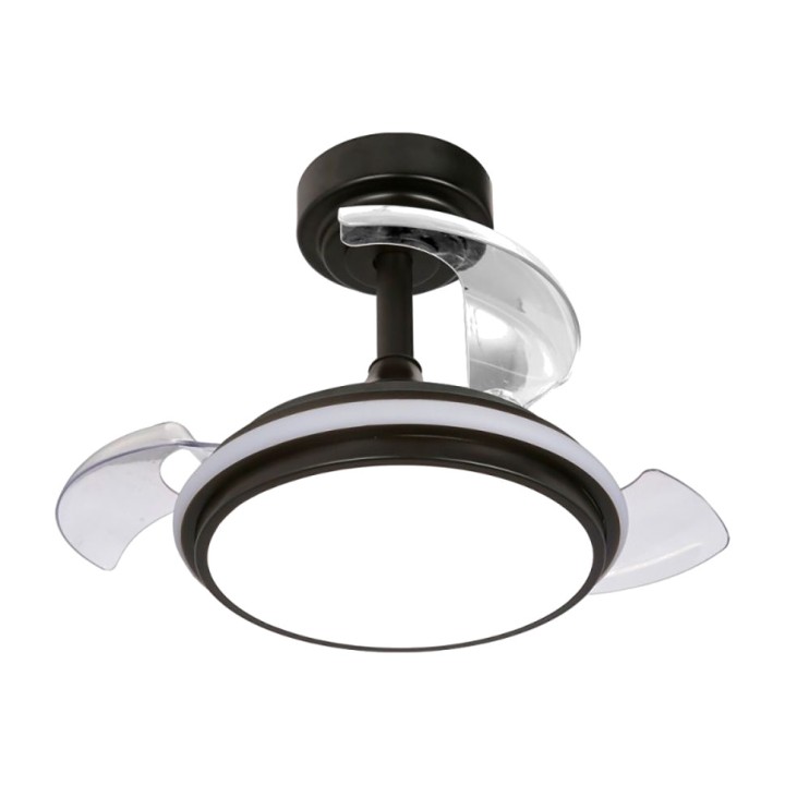 CRISTALRECORD Ventilateur de plafond LED avec pales
