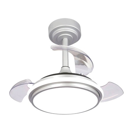 ventilador de techo led con aspas retráctiles y mando a distancia antila-mini-xs 3cct 35 w 3000 lm 55 cm ø32 48
