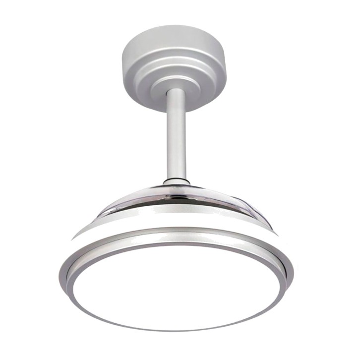 CRISTALRECORD Ventilatore da soffitto LED con pale