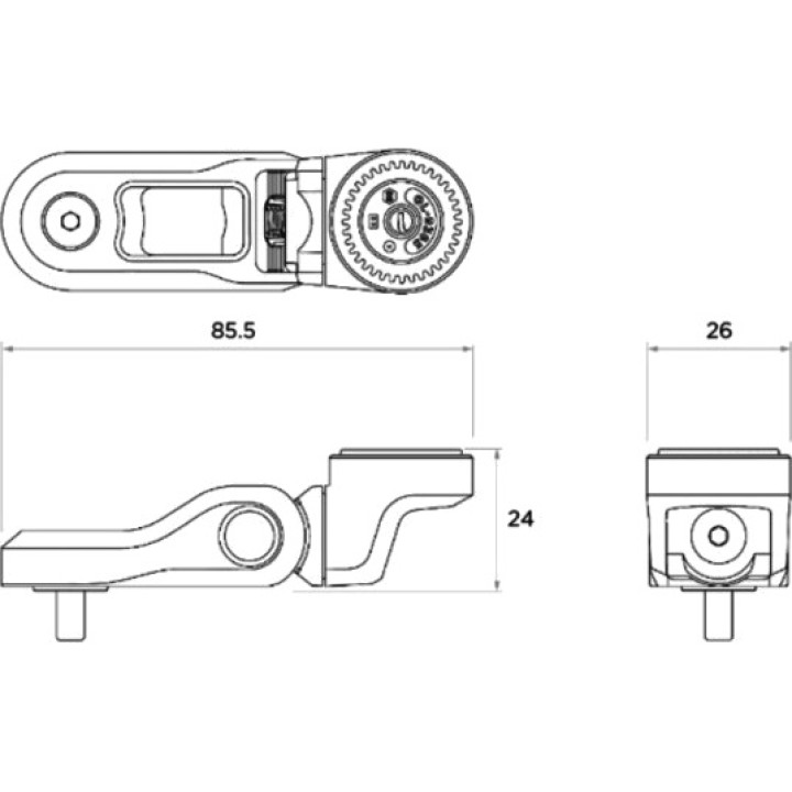 QUAD LOCK Suporte de smartphone para guidão moto PRO 1155409