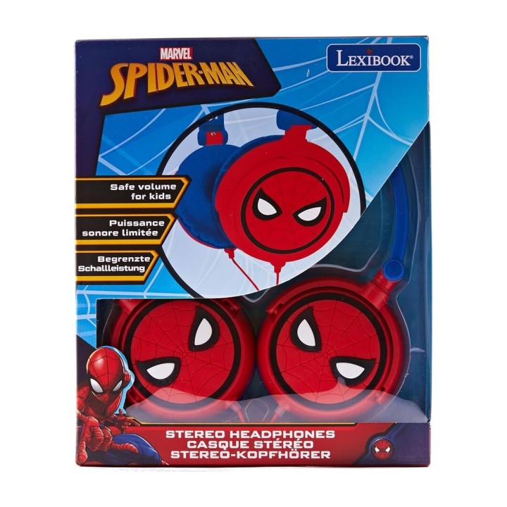 LEXIBOOK Auriculares infantiles plegables con cable MARVEL SPIDERMAN 3380743022123
