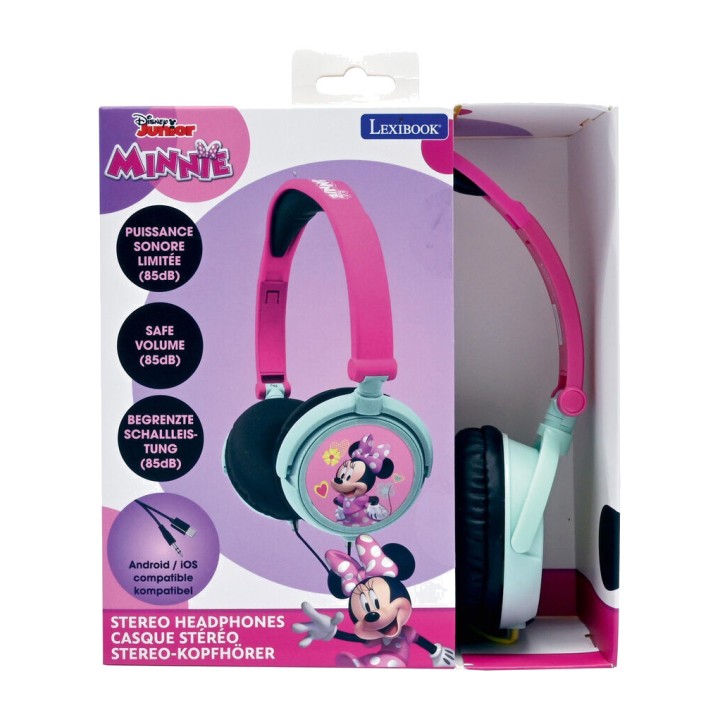 LEXIBOOK Auriculares infantiles plegables con cable y