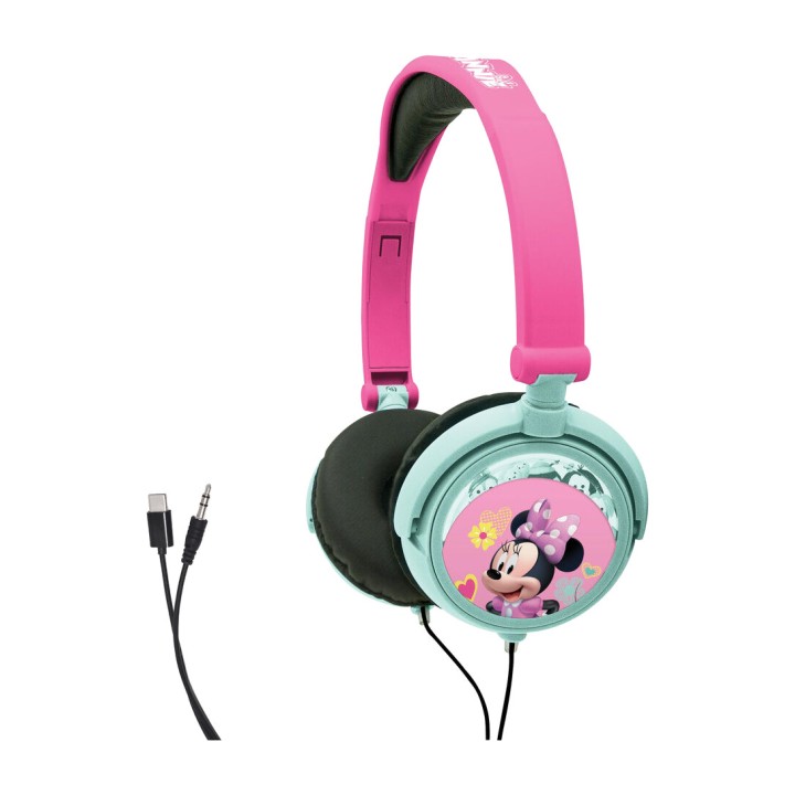 LEXIBOOK Cuffie pieghevoli per bambini con cavo e limitatore