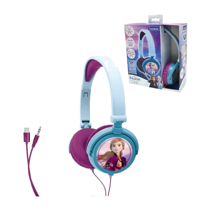 LEXIBOOK Adjustable, foldable over-ear headphones with cable