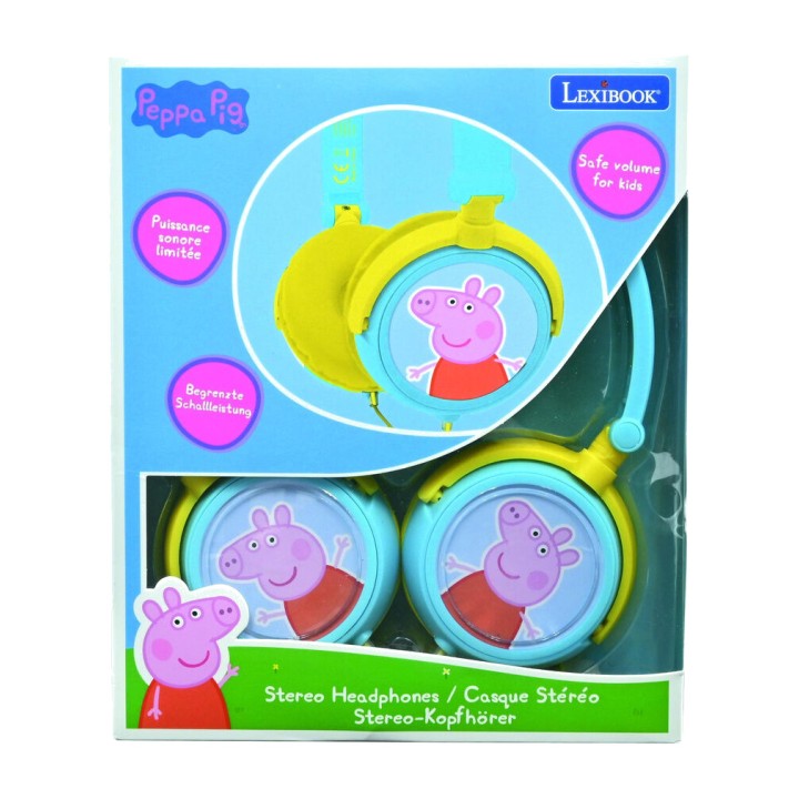 LEXIBOOK Casque pliable pour enfants avec câble et limiteur