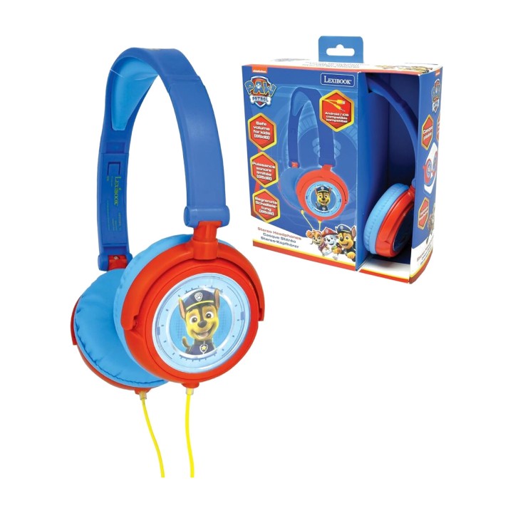 LEXIBOOK Cuffie pieghevoli per bambini con cavo e limitatore