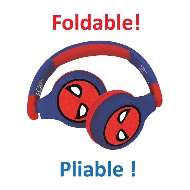 LEXIBOOK Casque audio sans fil Bluetooth pliable pour