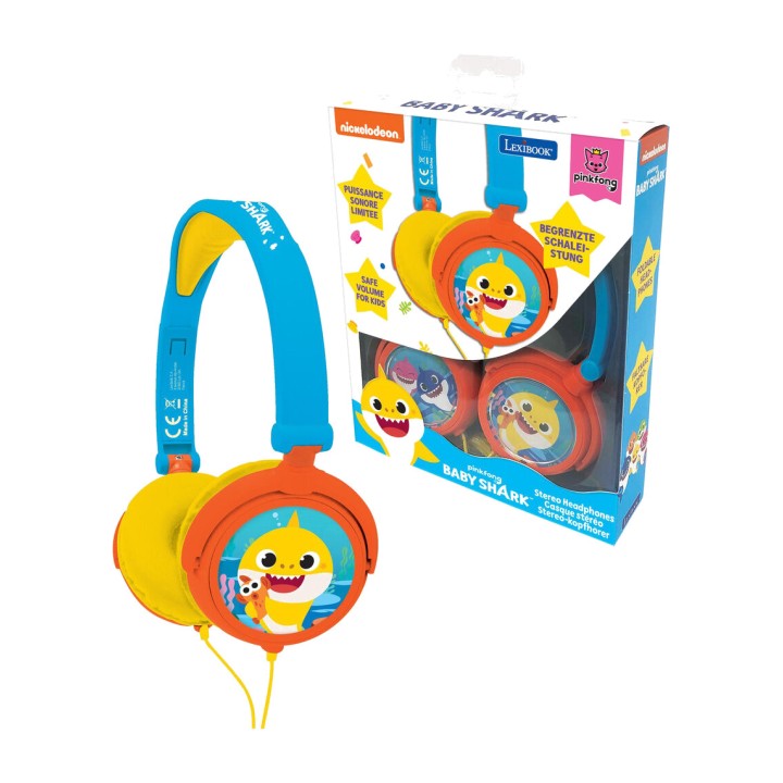 LEXIBOOK Auriculares infantiles plegables con cable y