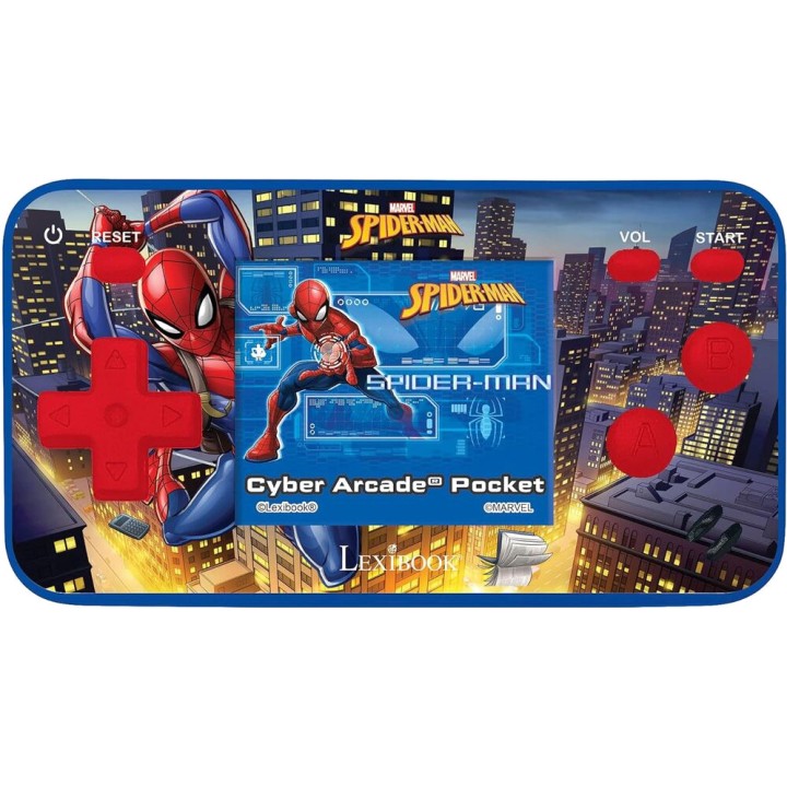 LEXIBOOK Consola portátil de bolsillo CYBER ARCADE POCKET MARVEL SPIDERMAN 3380743088662