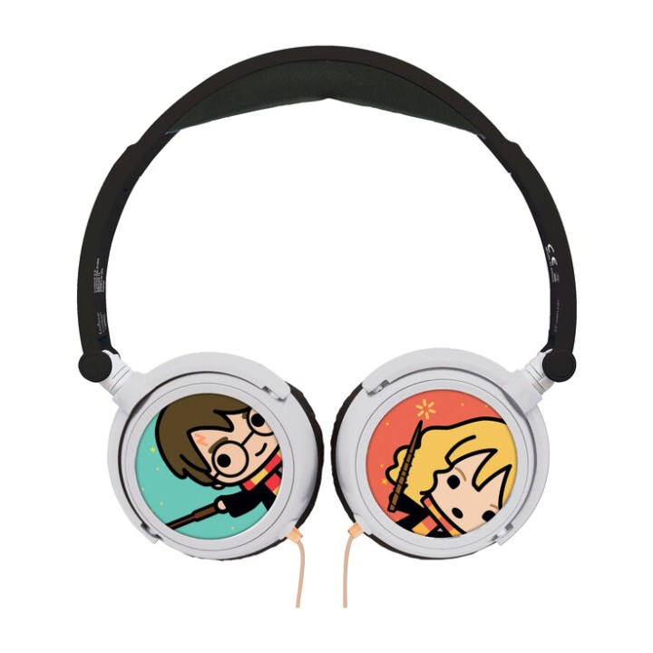 LEXIBOOK Casque pliable pour enfants avec câble et limiteur