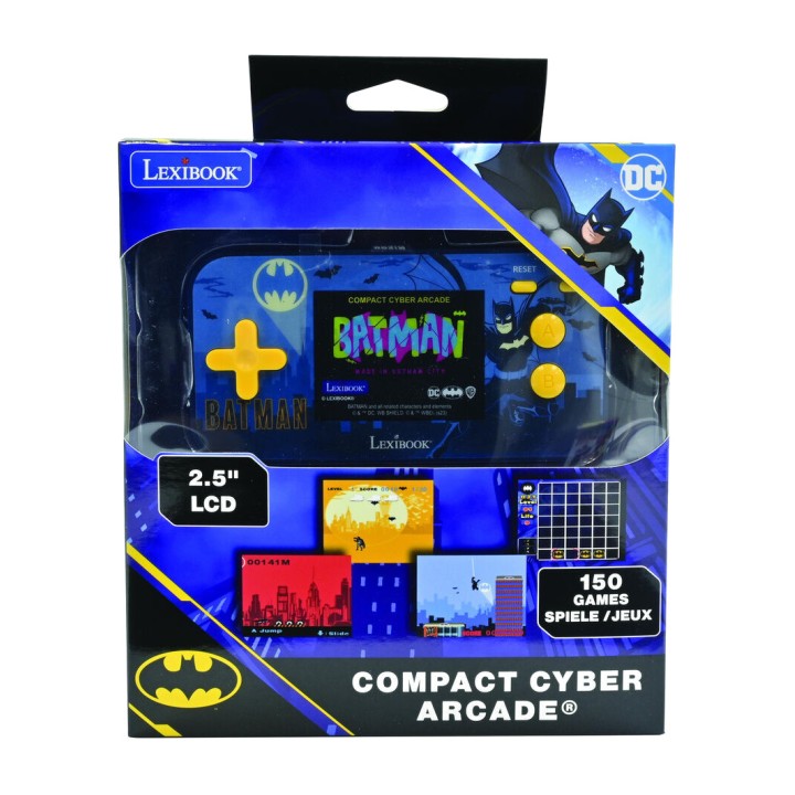 LEXIBOOK Consola portátil de bolsillo CYBER ARCADE POCKET DC COMICS BATMAN 3380743093956