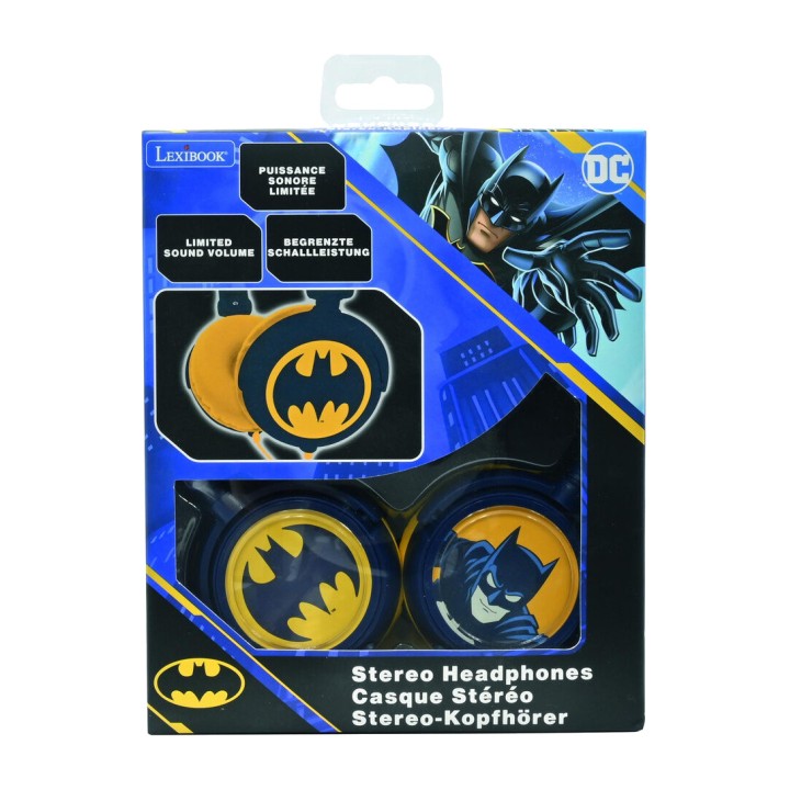 LEXIBOOK Auriculares infantiles plegables con cable y