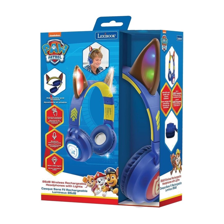 LEXIBOOK Auriculares inalámbricos Bluetooth luminosos con