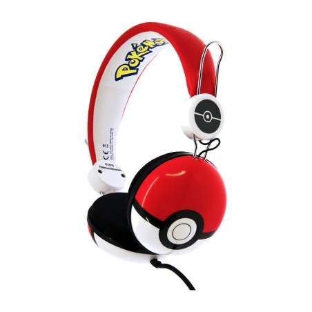 universelle kabelgebundene kopfhörer mit kopfbügel pokemon pokeball