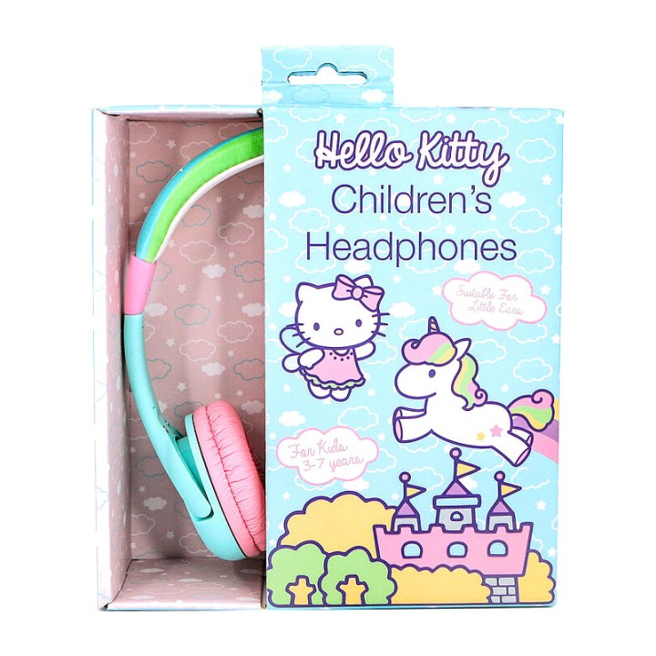 OTL TECHNOLOGIES Auriculares de diadema infantiles con cable HELLO KITTY UNICORN 5055371622967