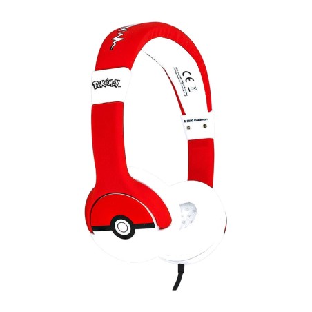 auriculares de diadema infantiles con cable pokemon pokeball