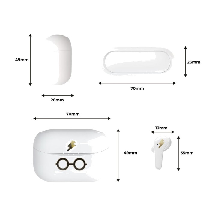 OTL TECHNOLOGIES Écouteurs sans fil intra-auriculaires pour