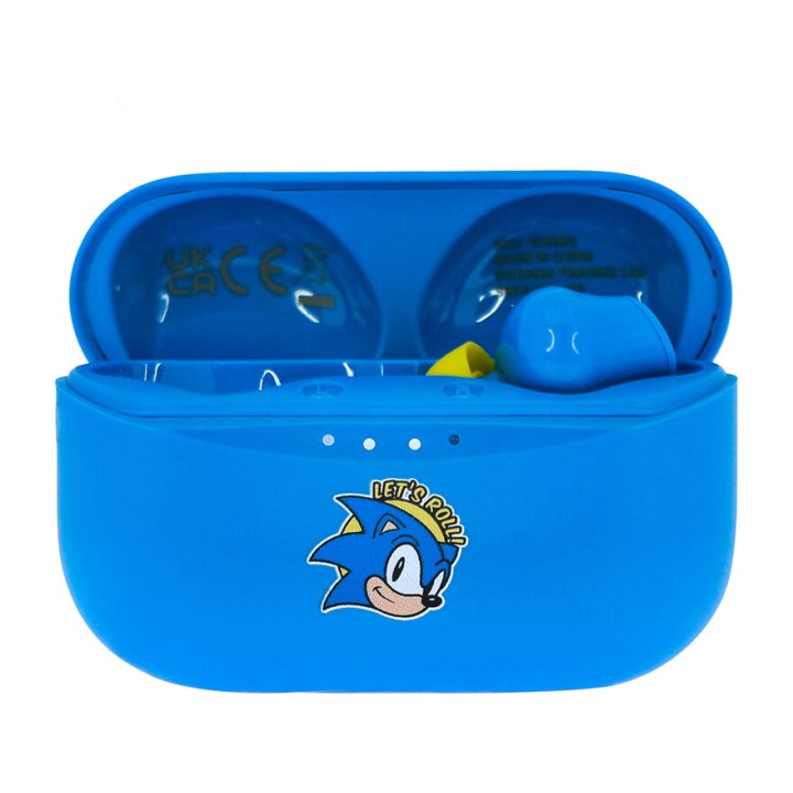 OTL TECHNOLOGIES Auriculares inalámbricos infantiles de botón SONIC THE HEDGEHOG SEGA CLASSICS TWS 5055371624497