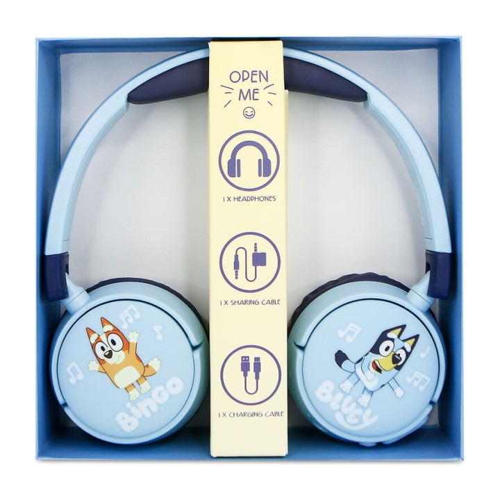 OTL TECHNOLOGIES Auriculares de diadema inalámbricos infantiles BLUEY 5055371627023