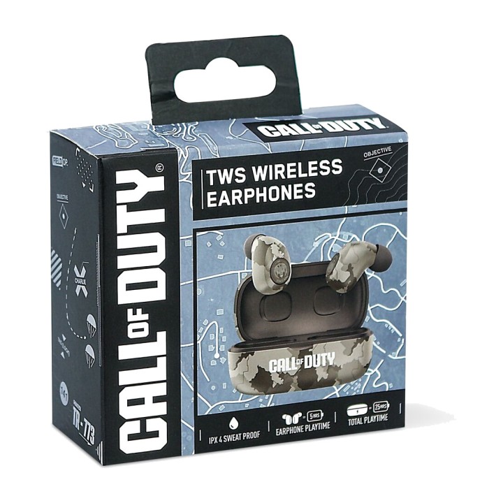 OTL TECHNOLOGIES Auriculares inalámbricos de botón con cancelación ruido CALL OF DUTY 5055371628167