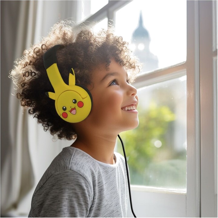 OTL TECHNOLOGIES Auriculares de diadema inalámbricos infantiles con cancelación ruido POKEMON PIKACHU 6,5X18X18 CM 5055371628402