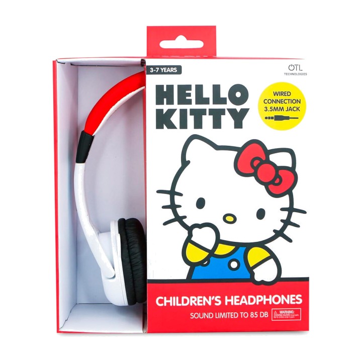 OTL TECHNOLOGIES Auriculares de diadema inalámbricos infantiles con cancelación ruido HELLO KITTY 62843 5055371628433