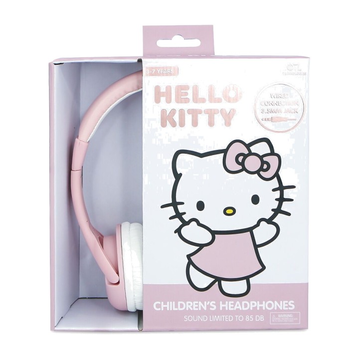 OTL TECHNOLOGIES Auriculares de diadema inalámbricos infantiles con cancelación ruido HELLO KITTY 62844 5055371628440