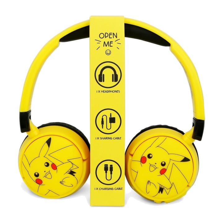 OTL TECHNOLOGIES Auriculares de diadema inalámbricos infantiles con cancelación ruido POKEMON PIKACHU 20X6X18 CM 5055371628907