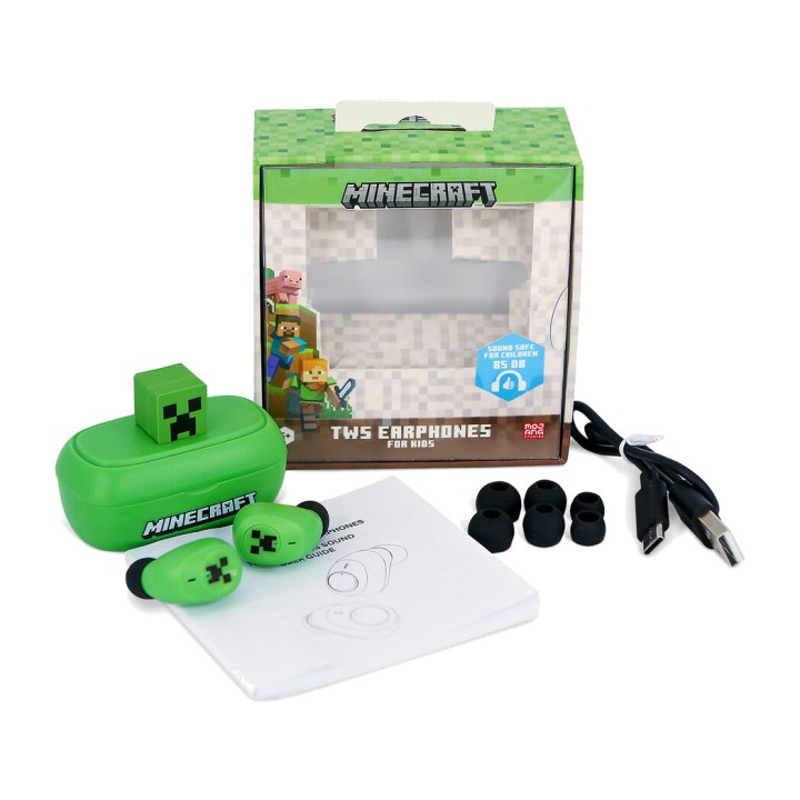 OTL TECHNOLOGIES Auriculares inalámbricos de botón con personaje 3D MINECRAFT TWS 5055371629041