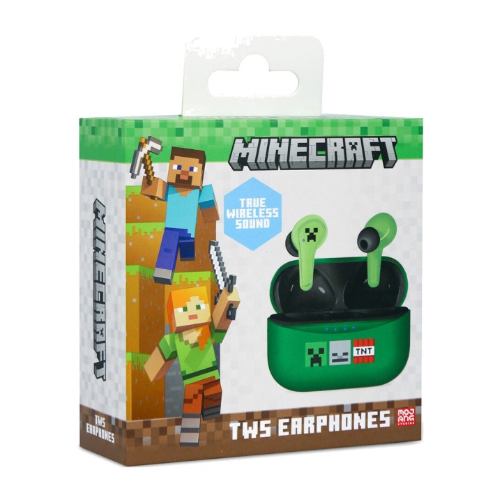 OTL TECHNOLOGIES Auriculares inalámbricos infantiles de botón MINECRAFT TWS 5055371629072