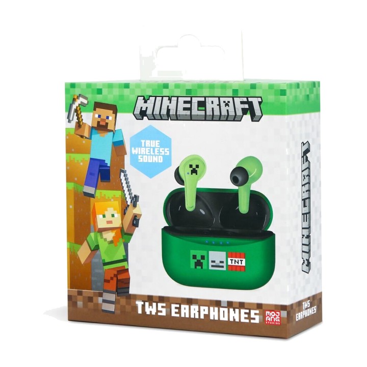 OTL TECHNOLOGIES Auriculares inalámbricos infantiles de botón MINECRAFT TWS 5055371629072