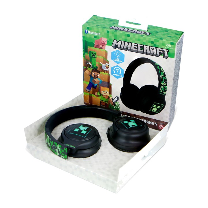 OTL TECHNOLOGIES Kabellose Kopfhörer mit Mikrofon MINECRAFT