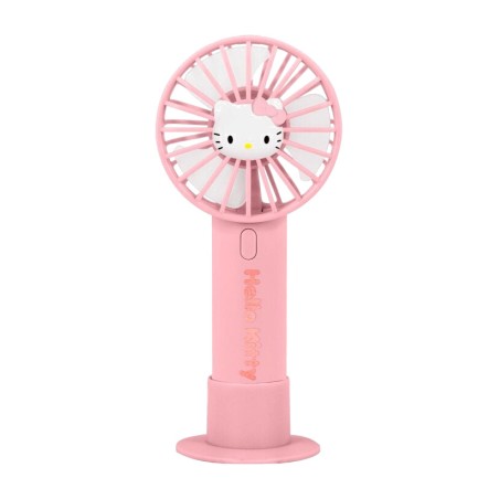 mini ventilador de mano con diseño 3d hello kitty