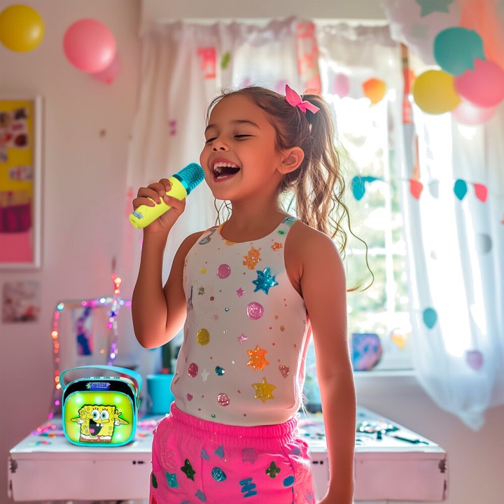 OTL TECHNOLOGIES Wireless speaker with karaoke microphone