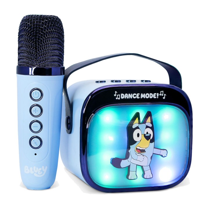 OTL TECHNOLOGIES Altavoz inalámbrico con micrófono de karaoke BLUEY LED 5055371631402