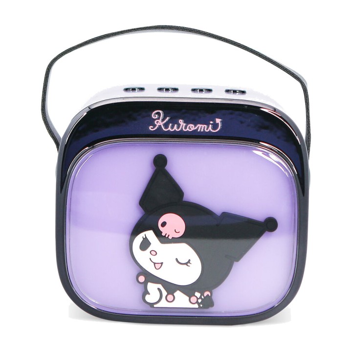 OTL TECHNOLOGIES Altavoz inalámbrico con micrófono de karaoke HELLO KITTY KUROMI LED 5055371631938