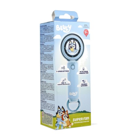 mini ventilateur de bureau portable bluey